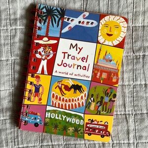 NWT Mudpuppy kids My Travel Journal; activity book, 128 pages, great gift!